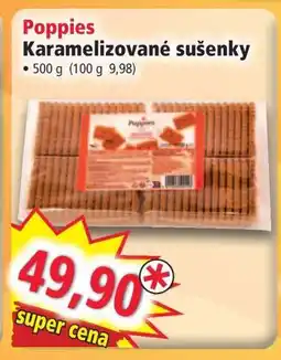 Norma Poppies Karamelizované sušenky nabídka