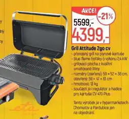 Globus Gril Attitude 2go cv nabídka