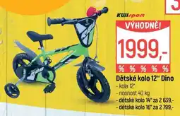 Globus Dětské kolo 12 Dino nabídka