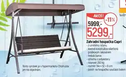 Globus Zahradní houpačka Capri nabídka