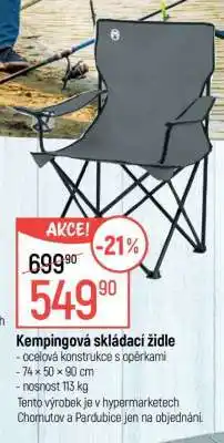 Globus Kempingová skládací židle nabídka