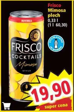 Norma Frisco Mimosa plech nabídka