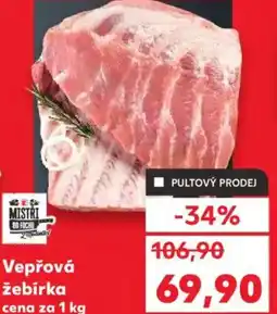 Kaufland Vepřová žebirka nabídka
