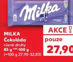 Kaufland MILKA Čokoláda nabídka