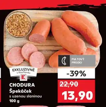 Kaufland CHODURA Špekáček nabídka