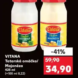 Kaufland VITANA Tatarská omáčka/ Majonéza nabídka