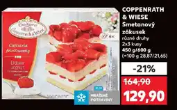 Kaufland COPPENRATH & WIESE Smetanový zákusek nabídka