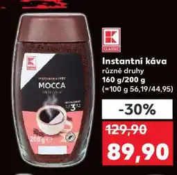 Kaufland Instantní káva nabídka
