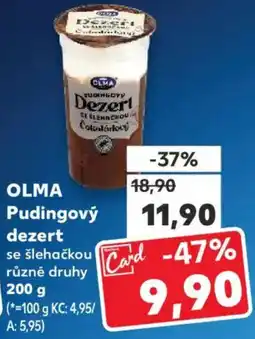 Kaufland OLMA Pudingový dezert nabídka