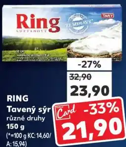 Kaufland RING Tavený sýr nabídka