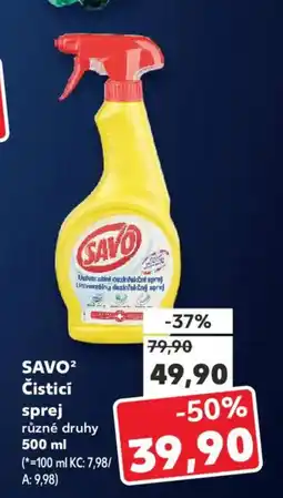 Kaufland SAVO² Čisticí sprej nabídka