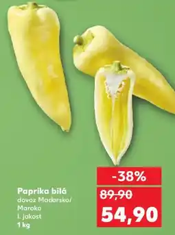 Kaufland Paprika bílá nabídka