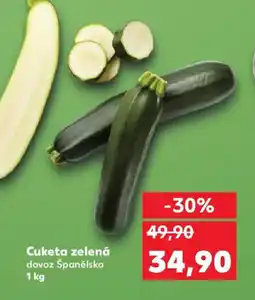 Kaufland Cuketa zelená nabídka