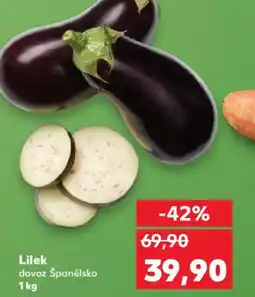 Kaufland Lilek dovoz Španělsko nabídka