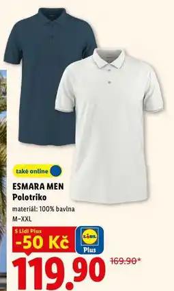 Lidl ESMARA MEN Polotriko nabídka