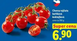 Lidl Cherry rajčata keříková koktejlová, cena za nabídka