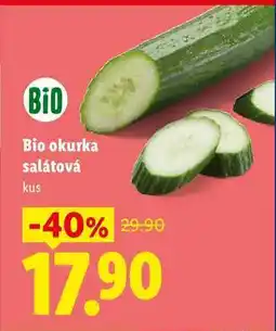 Lidl Bio okurka salátová, 1 ks nabídka