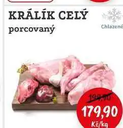 RABBIT řeznictví KRÁLÍK CELÝ porcovaný nabídka