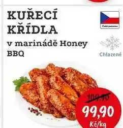 KUŘECÍ KŘÍDLA v marinádě Honey BBQ Chlazené