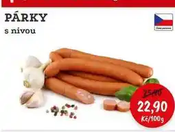 RABBIT řeznictví PÁRKY s nivou nabídka