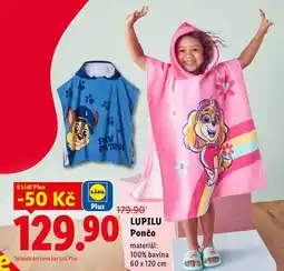 Lidl LUPILU Pončo nabídka