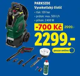 Lidl PARKSIDE Vysokotlaký čistič nabídka