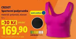 Lidl CRIVIT Sportovní podprsenka nabídka