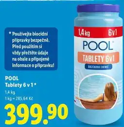 Lidl POOL Tablety 6 v 1 nabídka