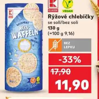Kaufland Rýžové chlebíčky nabídka