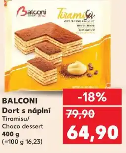 Kaufland BALCONI Dort s náplní nabídka