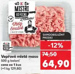 Kaufland Vepřové mleté maso nabídka