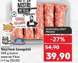 Kaufland Vepřové čevapčiči nabídka