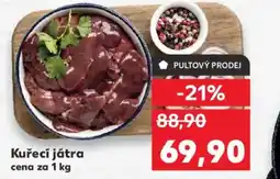 Kaufland Kuřecí játra nabídka