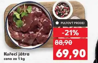 Kaufland Kuřecí játra nabídka