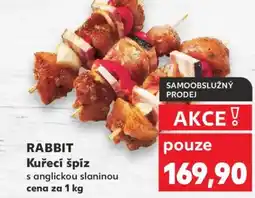 Kaufland RABBIT Kuřecí špíz nabídka