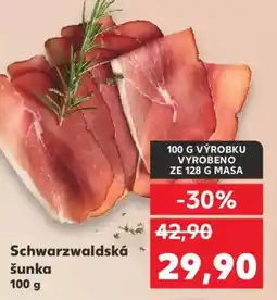 Kaufland Schwarzwaldská šunka nabídka