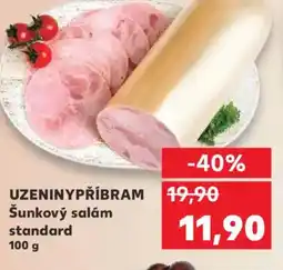 Kaufland UZENINYPŘÍBRAM Šunkový salám standard nabídka