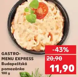 Kaufland GASTRO- MENU EXPRESS Budapešťská pomazánka nabídka