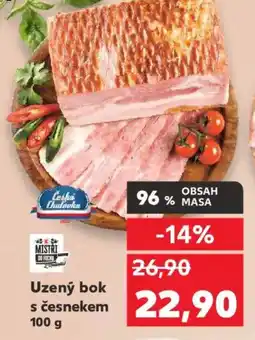 Kaufland Uzený bok s česnekem nabídka
