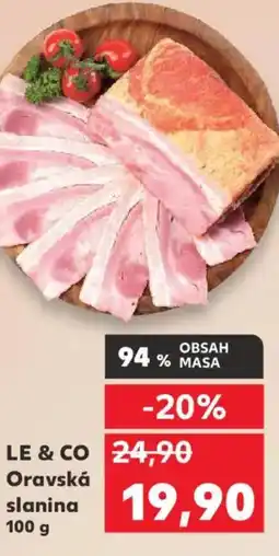 Kaufland LE & CO Oravská slanina nabídka