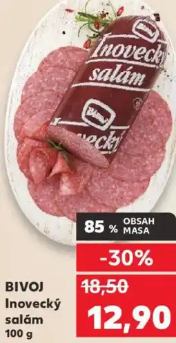 Kaufland BIVOJ Inovecký salám nabídka