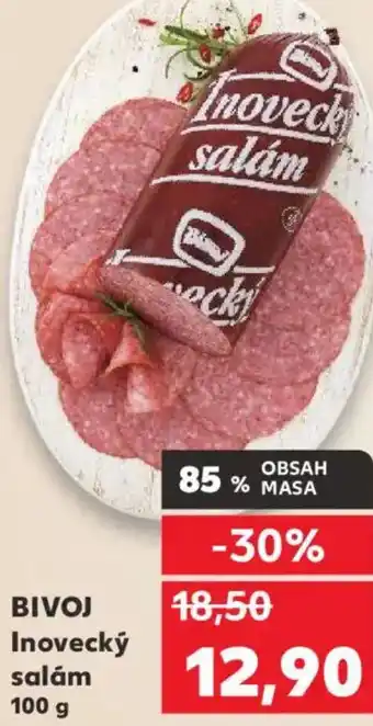 Kaufland BIVOJ Inovecký salám nabídka