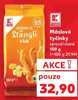 Kaufland Máslové tyčinky nabídka