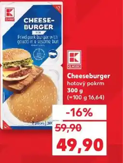 Kaufland Cheeseburger nabídka