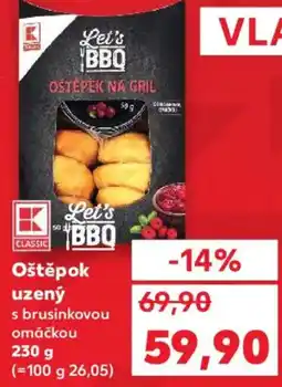 Kaufland Oštěpok uzený nabídka