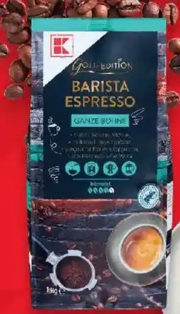Kaufland Barista Espresso zrnková káva nabídka