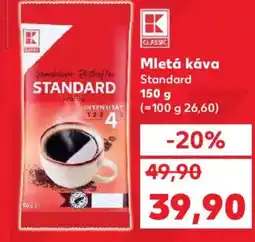 Kaufland Mletá káva Standard nabídka