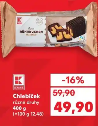 Kaufland Chlebíček nabídka