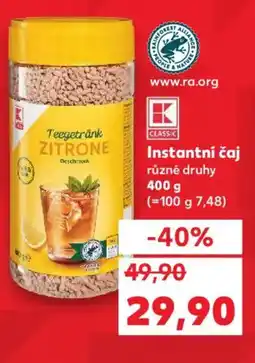 Kaufland Instantní čaj nabídka