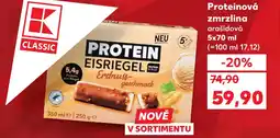 Kaufland Proteinová zmrzlina arašídová nabídka